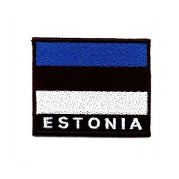 Eesti lipu embleem (mustal põhjal)